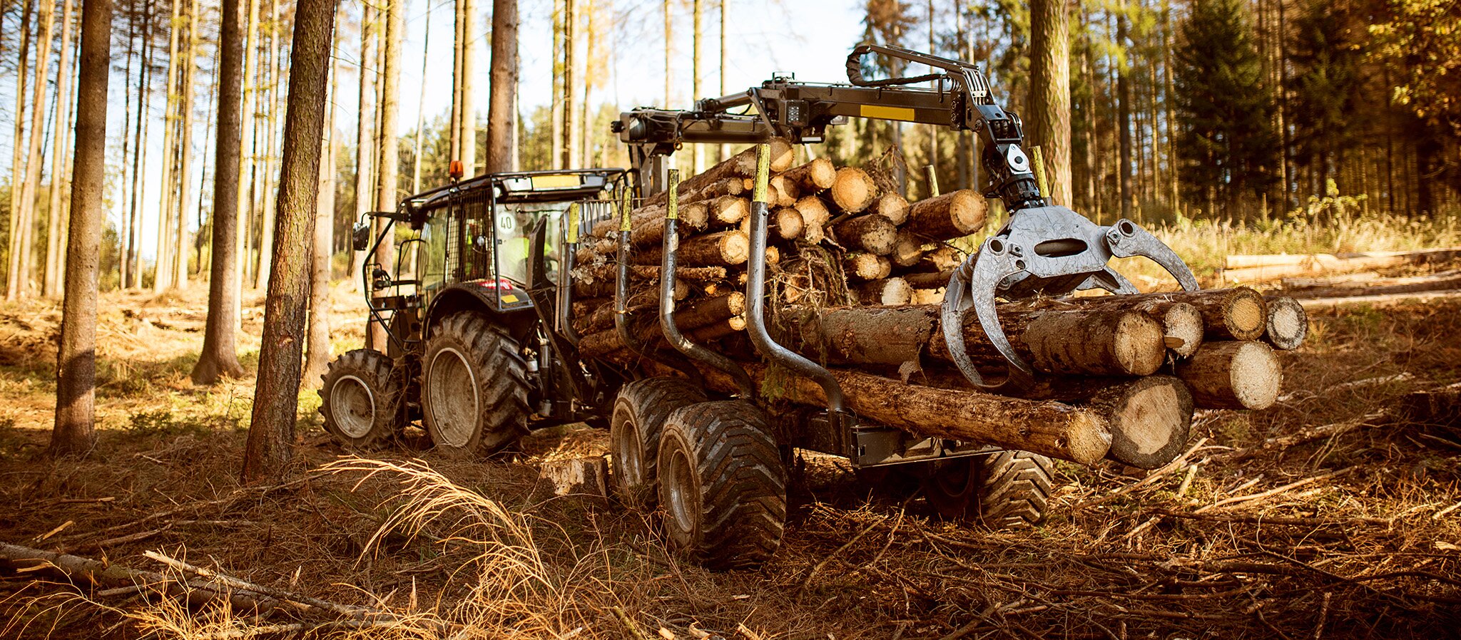 Cleanfix reversible fans keep your forestry machines operating safely.